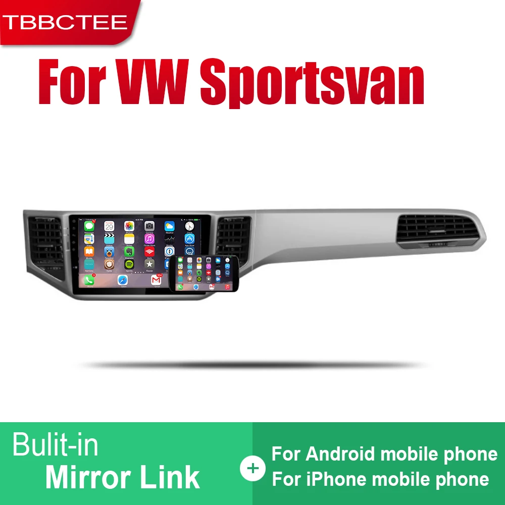 TBBCTEE Android Автомагнитола Стерео gps навигация для Volkswagen VW Sportsvan~ Bluetooth wifi 2din Автомагнитола стерео