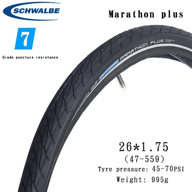 Primitief boycot Lach Schwalbe Marathon Plus 26 | Mountain Travel Tire | Marathon Plus 27.5 |  Schwalbe Tire - Bicycle Tires - Aliexpress