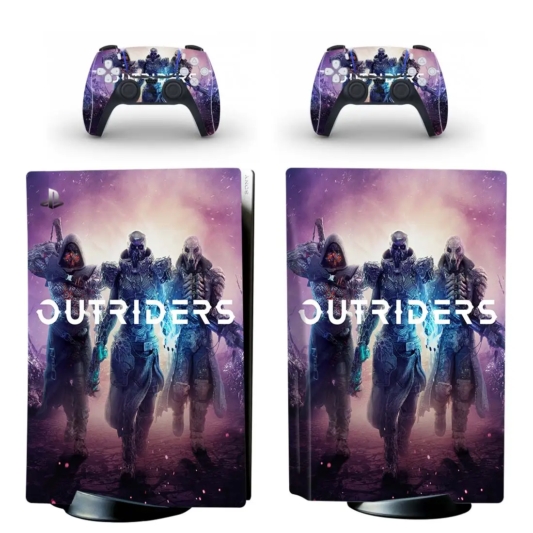 Outriders Ps5 Disc Edition Skin Decal Cover Per Playstation 5 Console E Controller Ps5 Disk Skin Sticker Vinyl