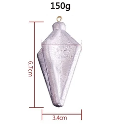 Versatile Lead Weight Sinkers for Fishing Tackle Accessories (150g)