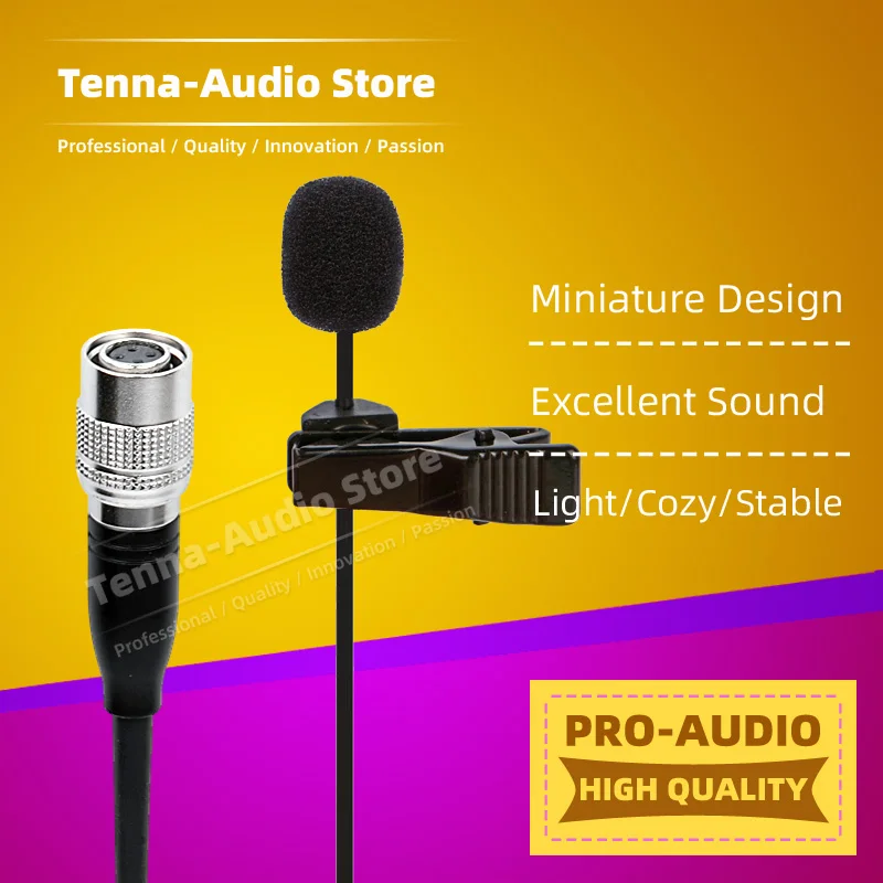 Lavalier Tie Clip On Microphone For Audio Technica Atw 2110a At899cw At