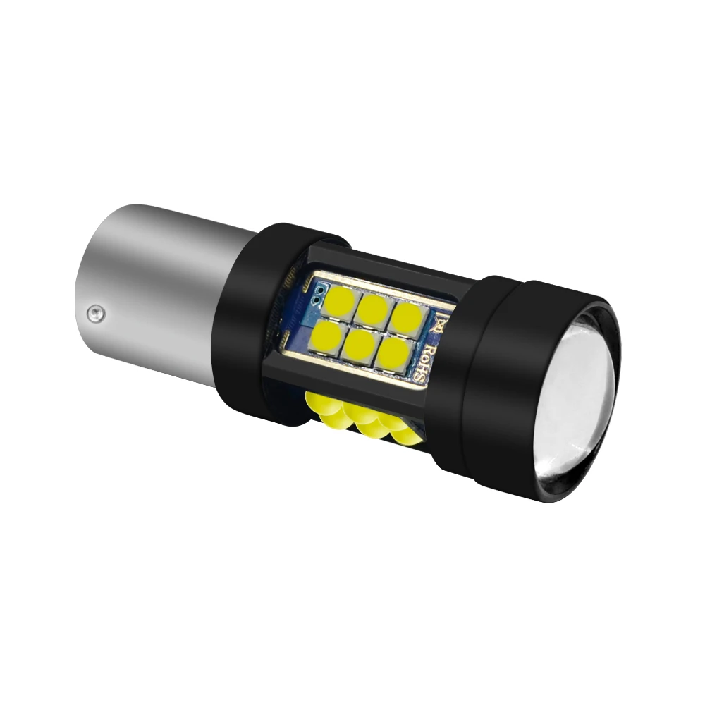 2 шт. P21W led ba15s 1156 светодиодная лампа 3030 27SMD автомобильный поворотный сигнал задний