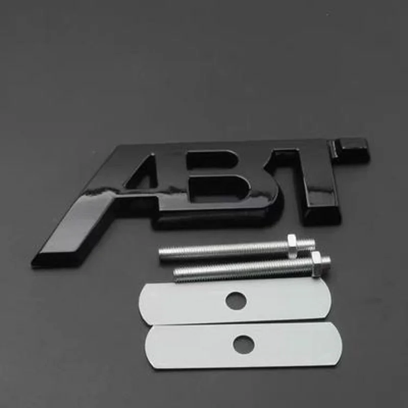 Металлическая наклейка ABT Grills для Audi A6 C6 C5 A3 8P Q5 Q7 A4 B8 A5 A7 RS8 S3 S4 S5 S6 S7 S8 VW стикер с