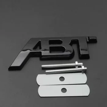 

Metal ABT Grills Sticker For Audi A6 C6 C5 A3 8P Q5 Q7 A4 B8 A5 A7 RS8 S3 S4 S5 S6 S7 S8 VW ABT Sticker Audi ABT Emblem Sticker