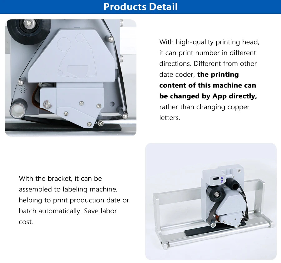 ZONESUN ZS-DC24A Automatic Intelligent Date Coder Printing Machine