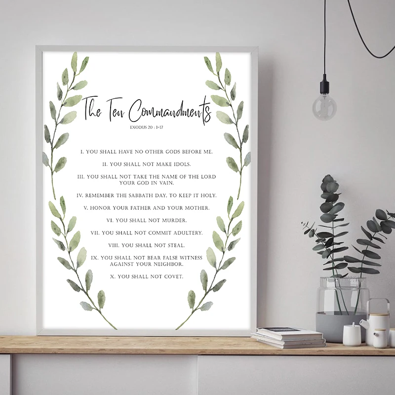 Ten 10 Commandments Posters 4