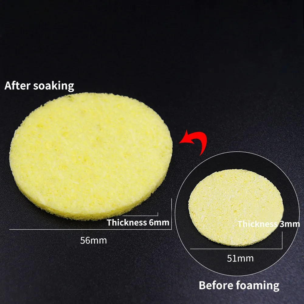 LUXIANZI 10/20PC Cleaning Sponge Cleaner High Temperature Resistance Electric Welding Soldering Iron Tip Cleaner Pads Tools electric soldering iron Welding Equipment