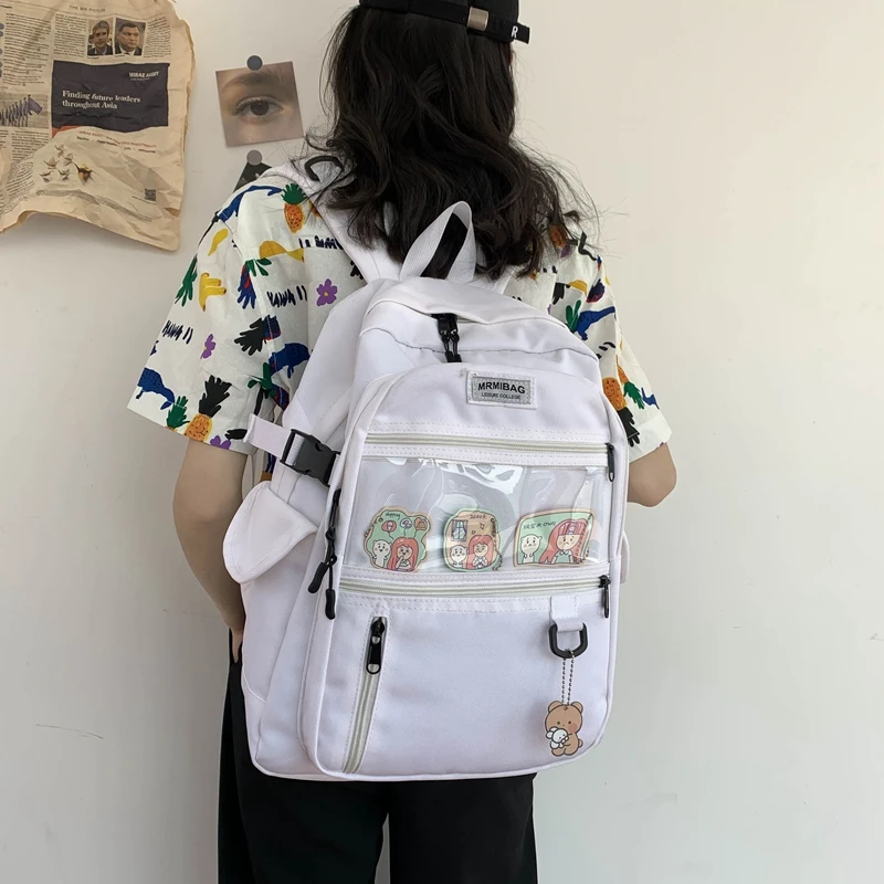 Kawaii Korean Style Pastel College Backpack