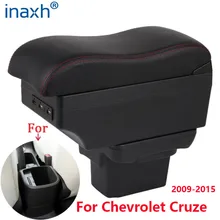 Boîte d'accoudoir de voiture pour Chevrolet CRUZE, boîte de rangement de pièces d'accoudoir de voiture avec USB