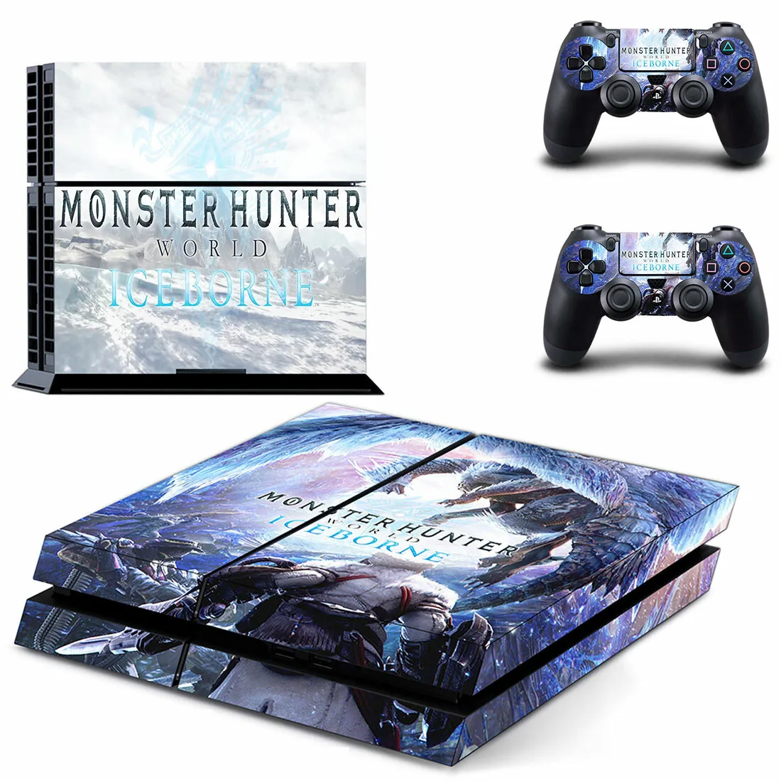 Monster Hunter World Iceborne PS4 стикер Play station 4 кожа Наклейка для playstation 4 PS4 консоль и контроллер кожи