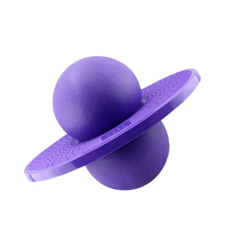 Hopper Pogo мяч баланс доска хоп прыжок фитнес планета прыжки игрушка S66 - Color: Purple