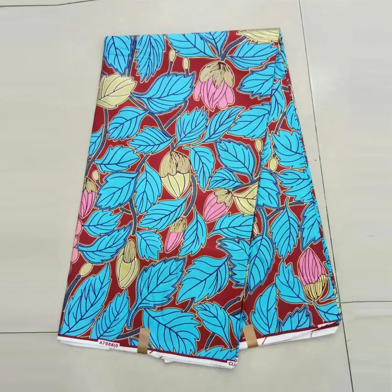 Мозаичный золотой узор Африканские Восковые принты Java воск высокого качества