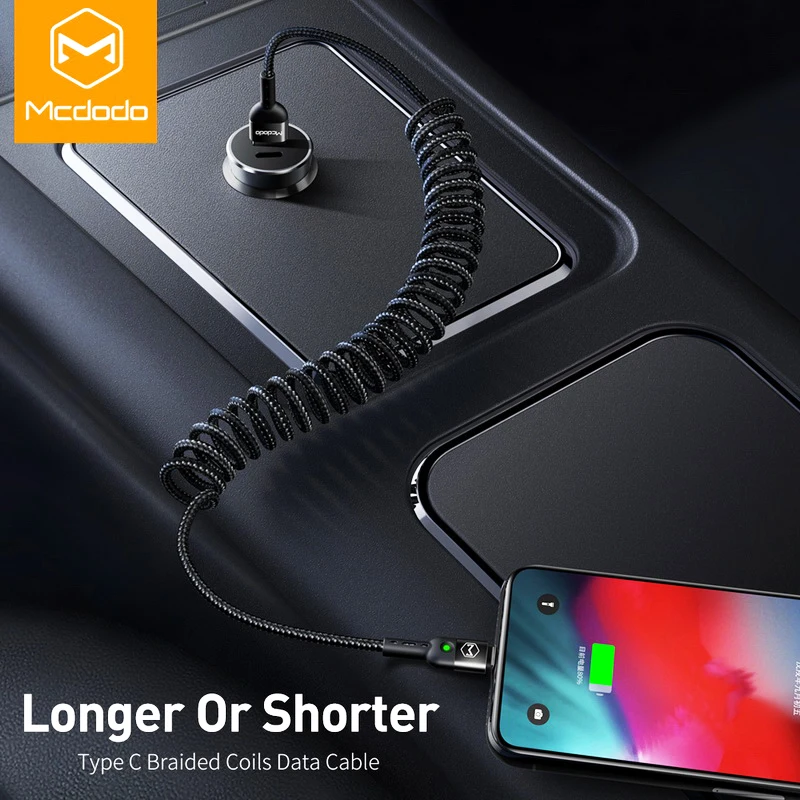 

MCDODO 1.8M Quick Charge 4.0 Type C Cable For Samsung S10 Note 9 Huawei P30 Pro Xiaomi Phone Fast Charger USB Type-C Data Cable