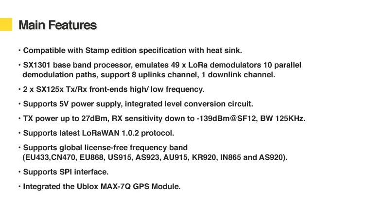 RAK Lora RAK2245 Stamp Edition, RAK831 концентратор модуль LoRaWAN шлюз iPEX Разъем RAKwireless Lora шлюз SX1301