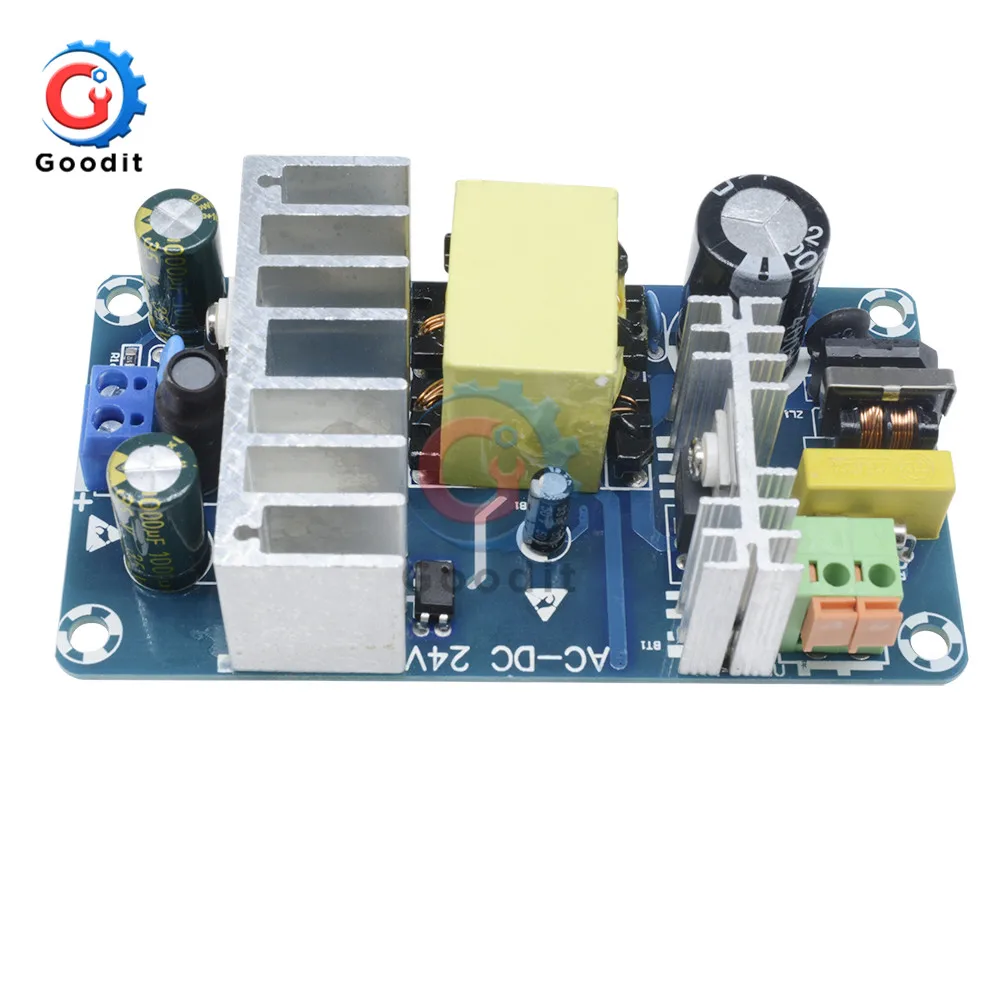 Модуль питания AC 110v 220v к DC 24V 6A Switching коммутационная плата питания 6A-8A 50 HZ/60 HZ 100W AC85-265V к DC24V DC12V