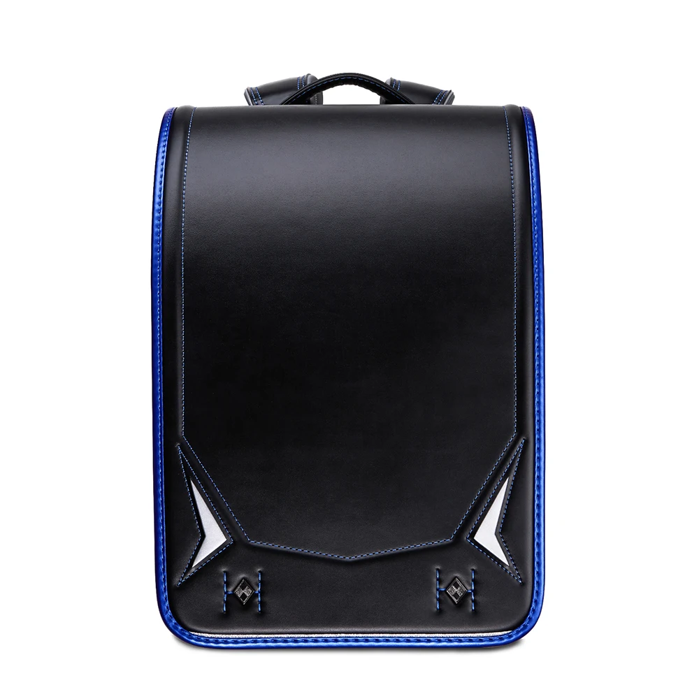 US $204.00 Coulomb Kid Boys Backpack Japanese School Bag PU Randoseru Orthopedic Messenger Book Bags Lightning Design A4 Size 2022 New