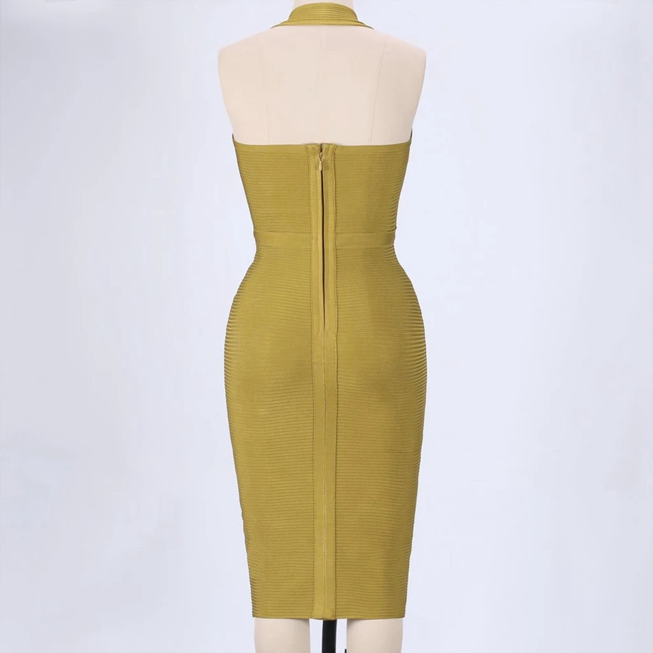 Sexy-Profunda-V-Halter-Pesco-o-Mulheres-Vestido-Bandage-Bodycon-Fora-do-Ombro-Mid-Calf-Vestidos (2)