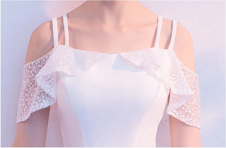White Slash-Neck Party Dress Women Bride Cheongsam Short Butterfly Sleeve Wedding Qipao Elegant Dresses Gown Vestido XS-XXXL