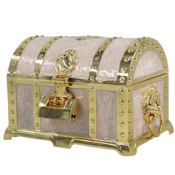 

Hot Sale Jewelry Box Retro Craft with Lock Jewelry Box European Creative Pirate Jewelry Box Jewelry Receiving Gift Box