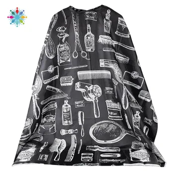 

Haircut Hairdressing Barber Cloth Waterproof Anti-static Printed Haircut Cloth Hair Beauty Cape Hairdressing Apron