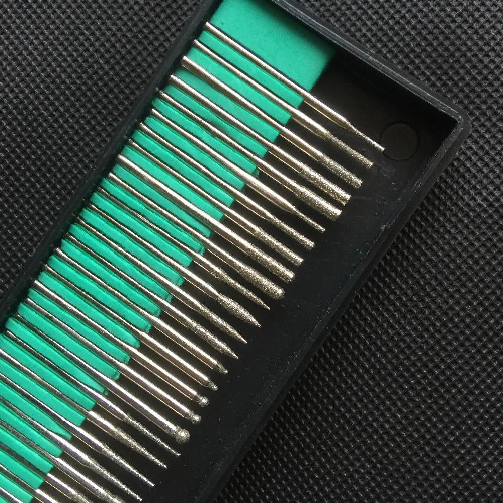 30pcs /box Dental Lab Equipment Diamond Burs Millers Tooth Drill