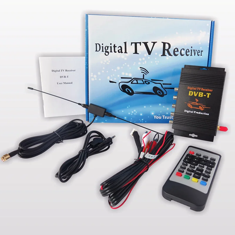 Eunavi автомобильный DVB T MPEG 4 HD тюнер цифровой ТВ приемник приставка с одной