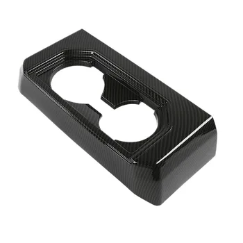 

for Ford F150 2016-2018 Carbon Fiber Armrest Box Rear Cup Holder Trim Cover