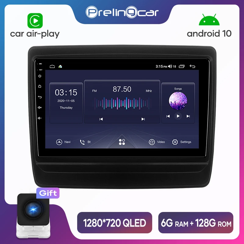 Prelingcar для Isuzu D-MAX DMAX 2020 Android 10 автомобильное радио стереоприемник мультимедийная