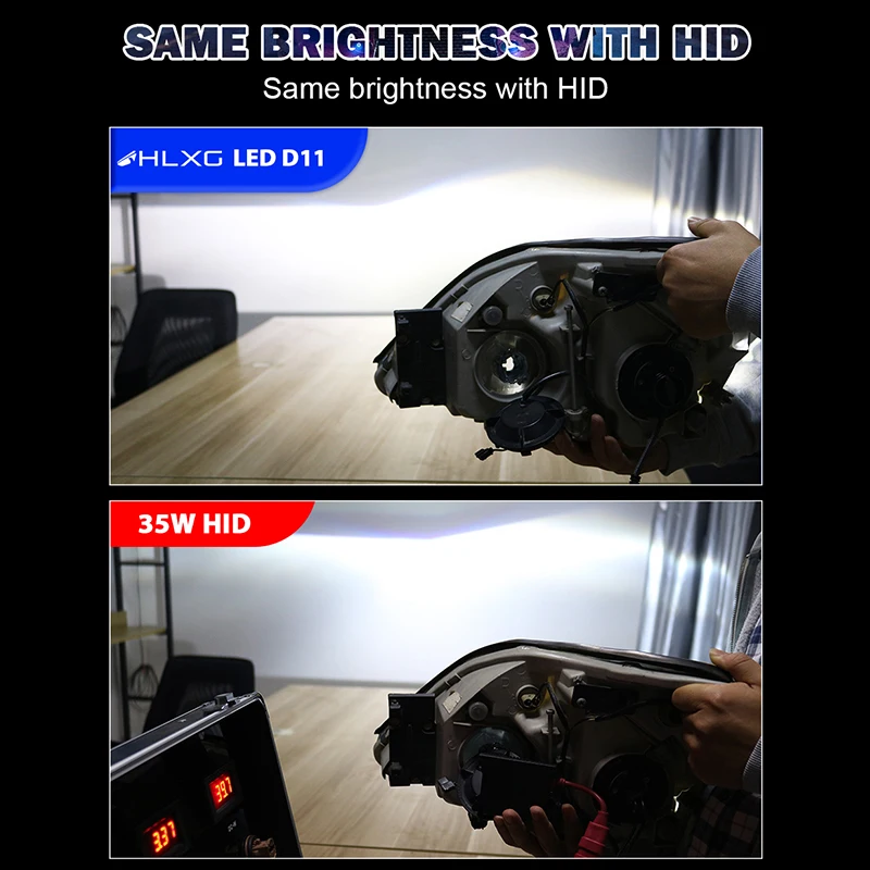 Светодиодные фары HLXG h4 14000LM 12V led Canbus luces LED H8 H9 H11 9005 HB3 9006 HB4 H7 светодиодные лампы для