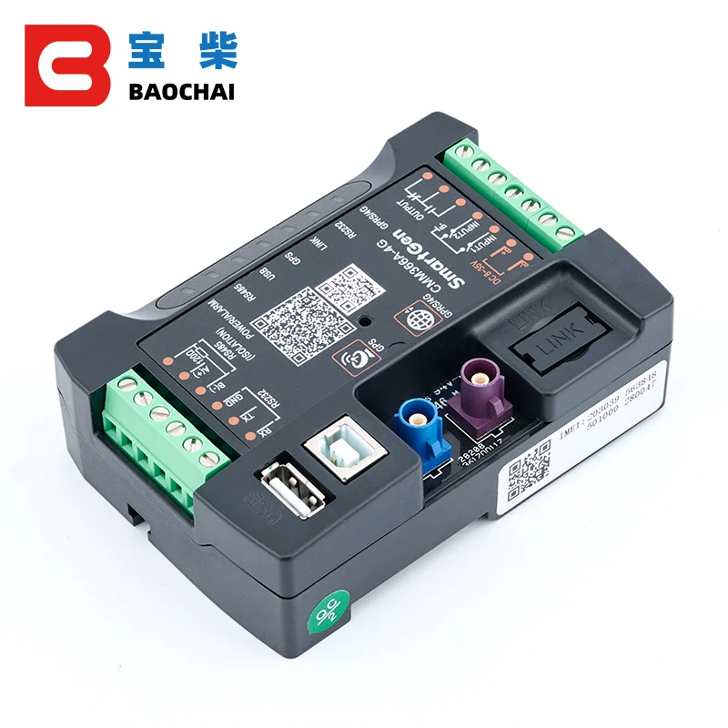 Smartgen CMM366A-4G CMM366 ET CAN CNM376 365Cloud 모니터링 통신 모듈, 발전기(SCI 포함)를 인터넷에 연결하는 데 성공 (인터넷 연결)