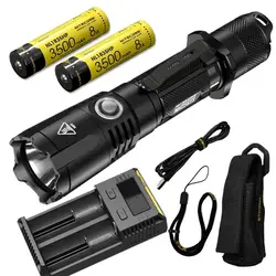 NITECORE MH25GTS 1800LM Тактический CREE XHP35 HD светодиодный водонепроницаемый высокопроизводительный тактический фонарик уличный фонарик +