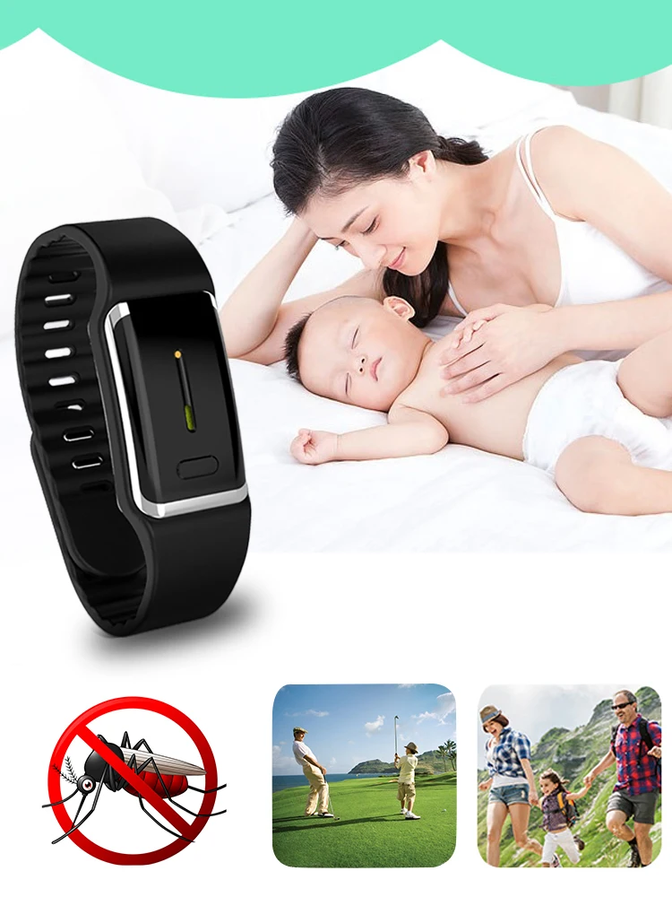 

Electronic Anti Mosquito Pest Insect Bugs Mosquito Repellent Wristband Bracelet Electronic anti mosquito repellent от комаров
