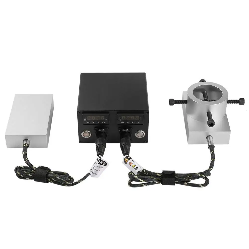 

Plates Heavy Duty Double PID Controller Rosin Press 3*5" Heating Aluminium Plate Kit Temperature Electric Controller Box