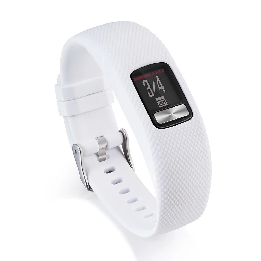 Силиконовый ремешок для Garmin Vivofit 4 Смарт-часы браслет Мягкая замена текстуры браслет регулируемый Смарт-часы аксессуары