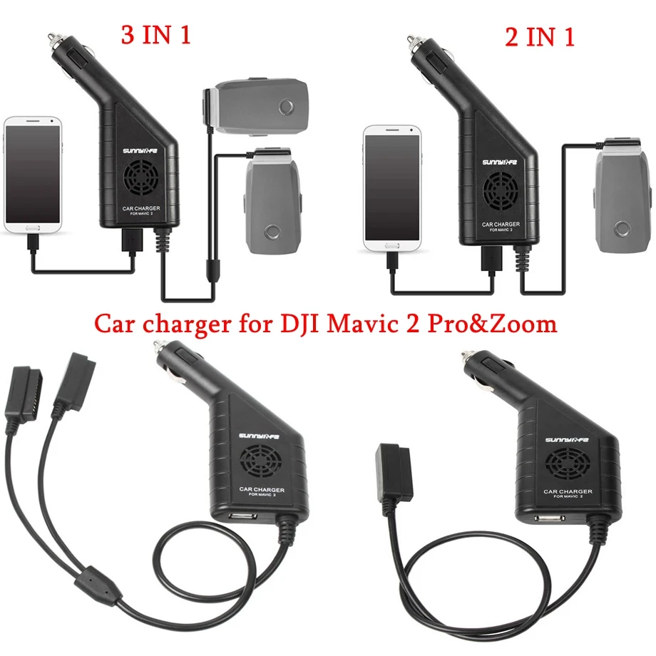2/3 в 1 Mavic 2 Автомобильное зарядное устройство с usb-портом автомобильное