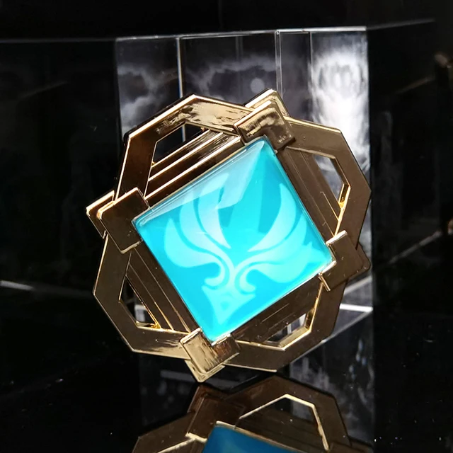 Genshin Impact Trinket Mondstadt Liyue Harbor Vision Of God Keychains Anime Accessories Bag Pendant Key Rings High Quality liyuefeng