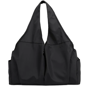 

New Women'S Bag Shoulder Bag Waterproof Nylon Cloth Bag Mommy Shoulder Bag Shopping Bag Black