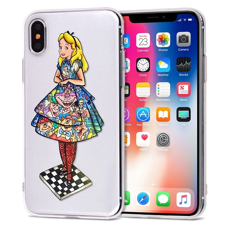 Чехол для iPhone ХIХ 11 Pro, чехол 5, 5S, 6, 6 S, 7, 8 Plus, X, XS, Max, тату, мультяшный чехол для iPhone 7, чехол из мягкого ТПУ для iPhone XR, чехол - Цвет: 14