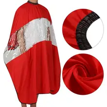 Профессиональный парикмахерский фартук для стрижки волос красить платье накидка для ношения на улице, домашний Парикмахерская красные парикмахерские инструменты для создания объема