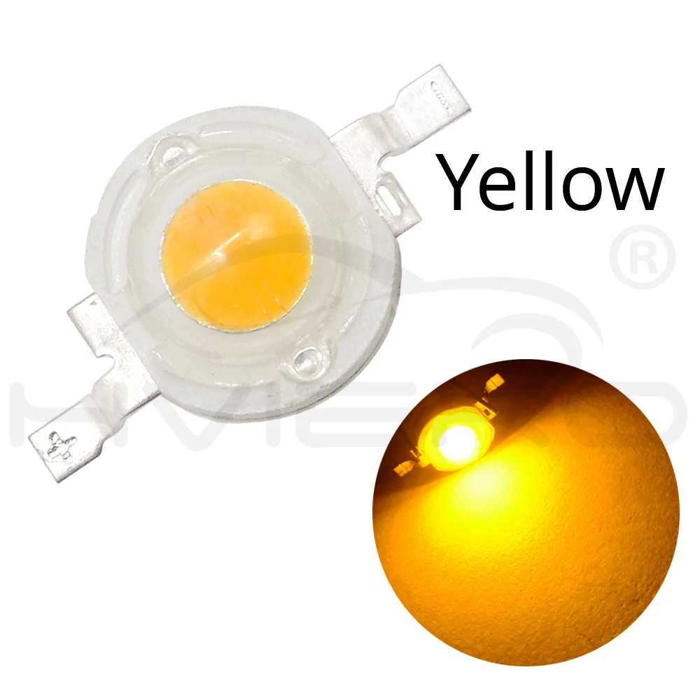 Hviero 3W High Power Chip white Red Blue Green light Bead Emitter LED Bulb Diodes Lamp Beads with 20mm Star PCB Platine Heatsink
