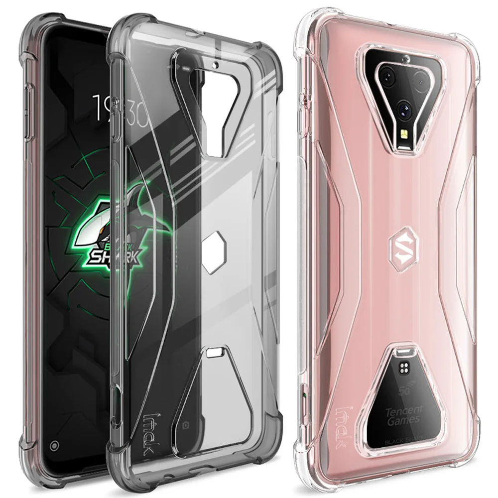 Силиконовый прозрачный чехол IMAK Для Xiaomi BlackShark 3 Black Shark 3S|Бамперы| |