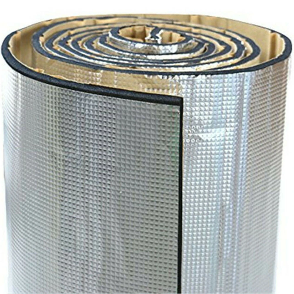 5mm Aluminum-Foil Cotton Car Sound Deadener Heat Shield Insulation Adhesive Mat 5mm Aluminum-Foil Cotton Car Sound Deadener Heat Shield Insulation Adhesive Mat