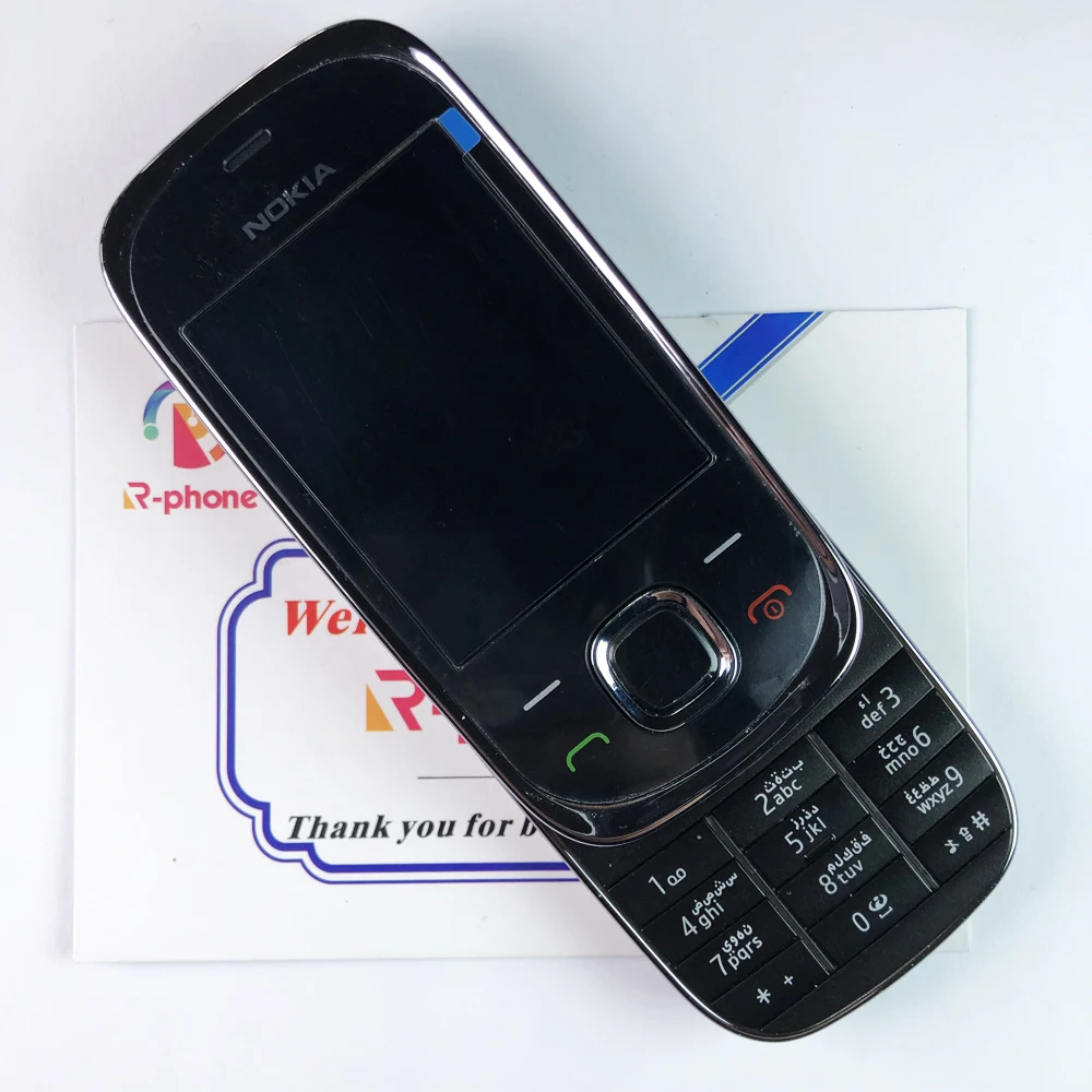 Восстановленный Оригинальный Nokia 7230 2G GSM разблокированный телефон и английская