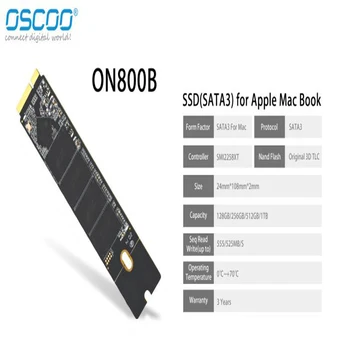 

Oscoo TLC SSD 1tb SSD120GB 240 GB 500GB 1TB hard disk for Macbook 2012Air A1465 A1466 2012Pro A1398 A1425 Apple macbook SSD
