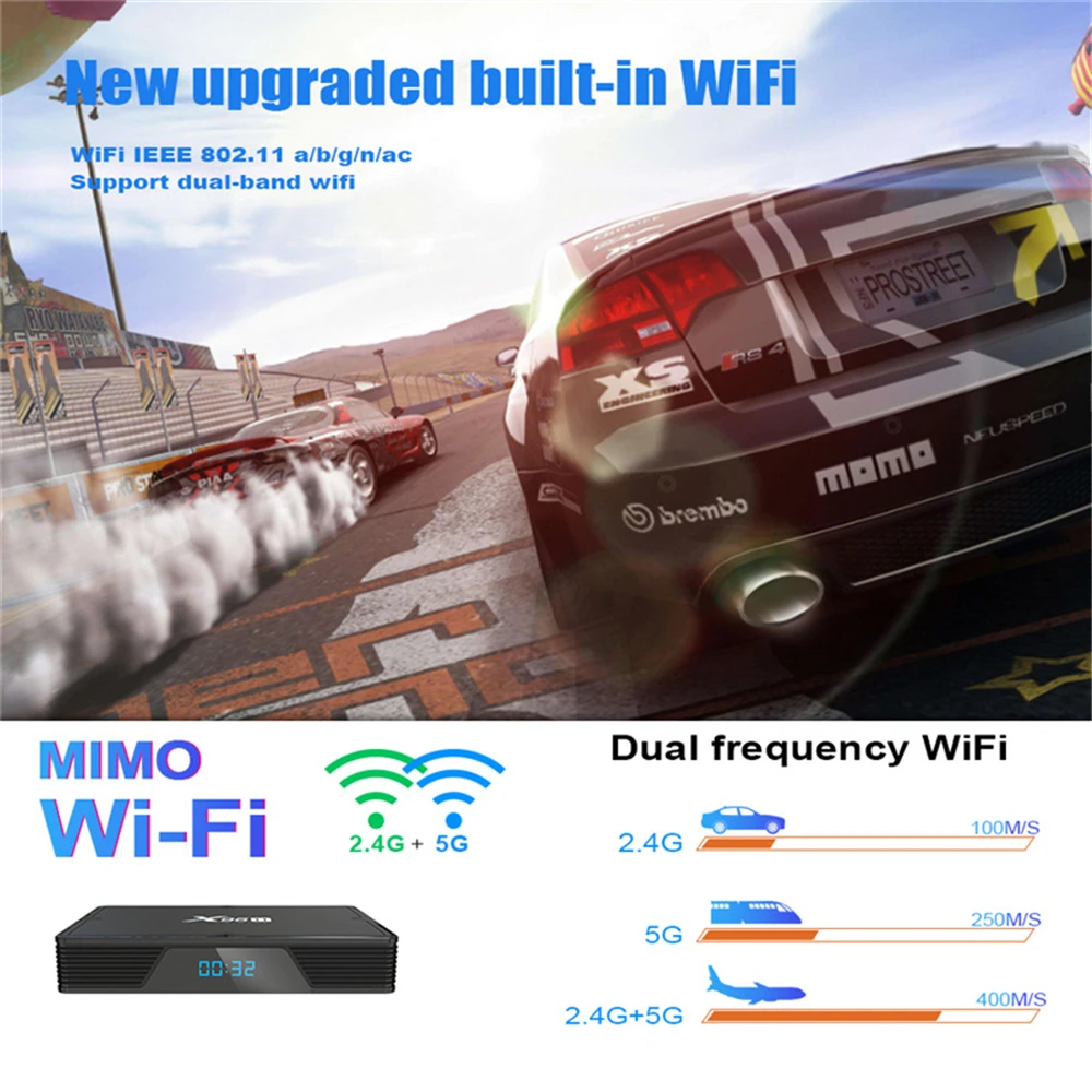10 шт./лот X96 H Android 9,0 Allwinner H603 Smart tv Box Четырехъядерный 4K 4GB Ram 32GB 64GB Rom 2,4G 5G Wifi BT4.0 телеприставка X96H