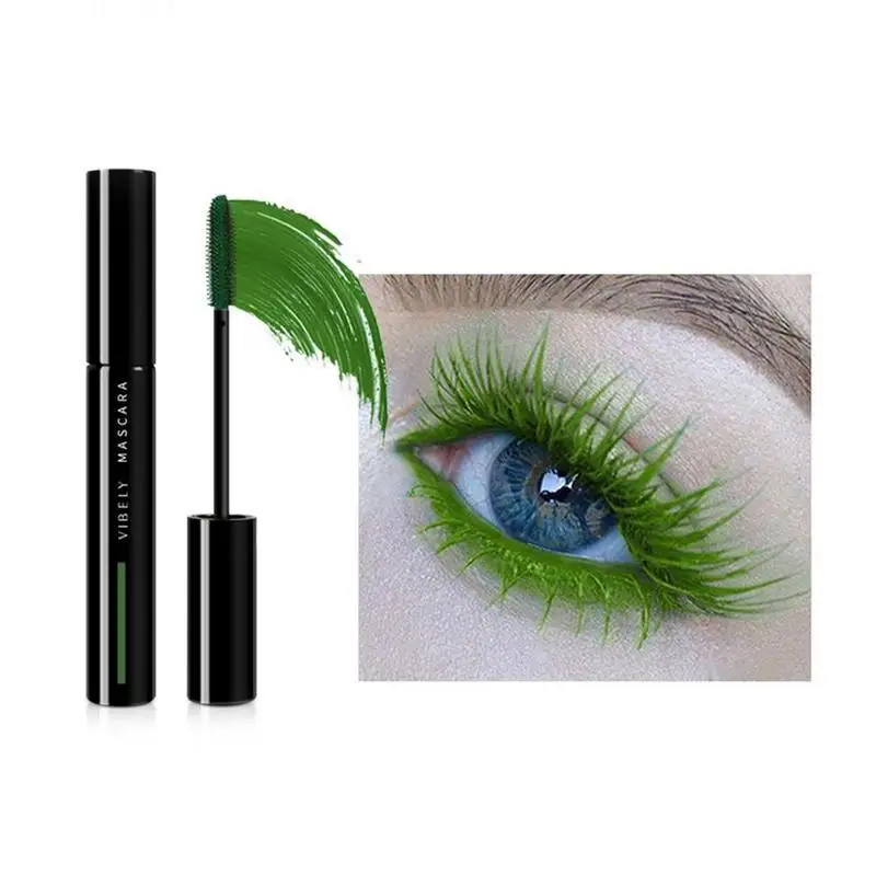  5 Colors Waterproof Colored Mascara Set,Blue Green Red Orange  Yellow Colored Mascara for Eye Lashes Smudge-proof Long Lasting Thrives  Mascara Fiber Charming Curling Mascara,Halloween Makeup for Women : Beauty 