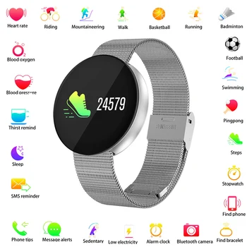 

Fitness Tracker Smart Watch Band Blood Pressure Monitor Watch Heart Rate Smart Sport Watch