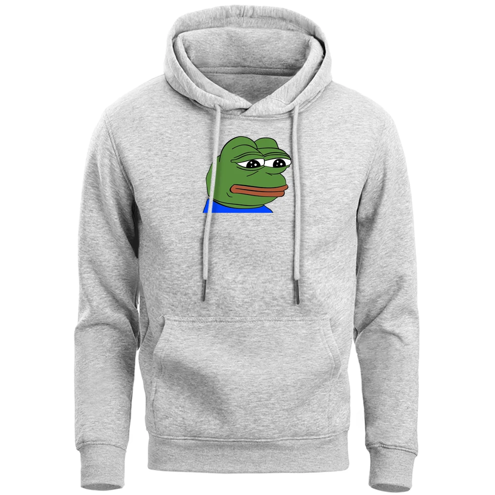 Sad толстовки с лягушкой мужские новинка 2019 зима на ощупь плохой человек принтом