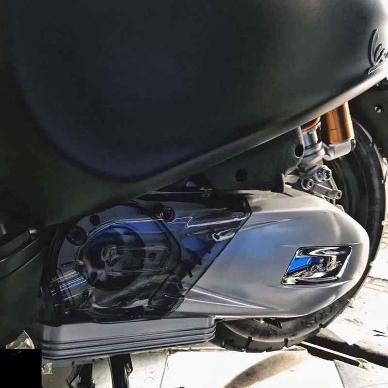 Крышка впуска двигателя мотоцикла прозрачная декоративная крышка для vespa primavera Sprint 125/150