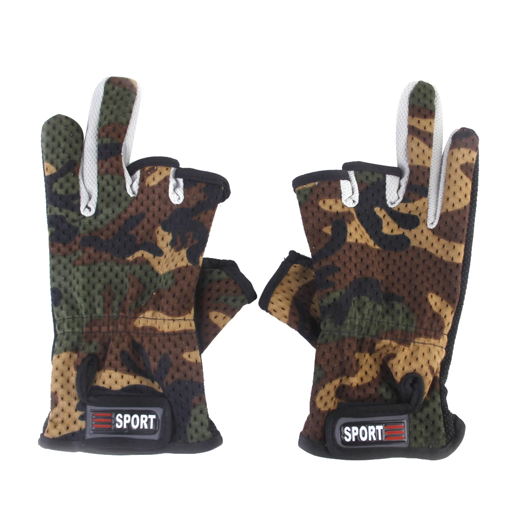 3 Cut Finger Gloves for Men & Women, UV Sun Protection Gloves for Kayak, Fishing, Paddling, Sailing, Rowing, Hiking